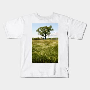 A moving sea of Barley - Yorkshire, UK Kids T-Shirt